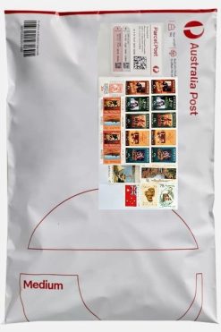 Australia Post Medium Prepaid Satchel Stamps + Tracking - 10 Pack $152.50 Value